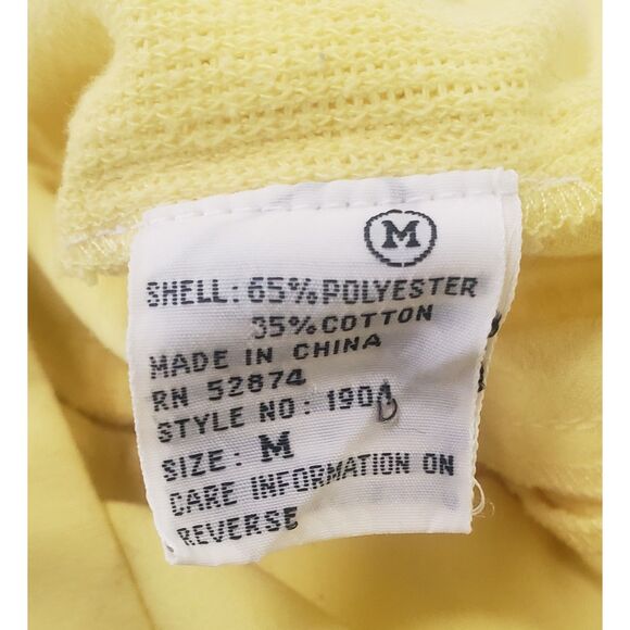 Dawns Yellow 80s VTG Retro Button-Up Jacket - Picture 7 of 8